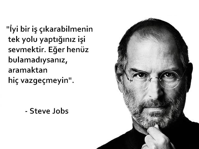 Steve Jobs - Severek çalışılacak iş tanımı