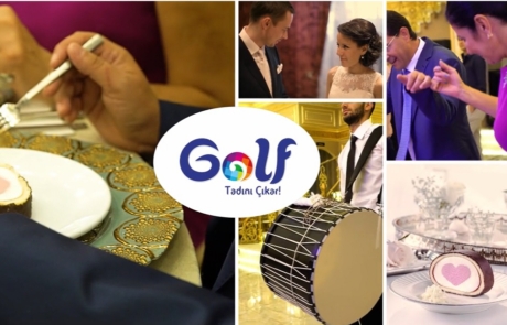 Golf dondurmalı rulo pasta müşteri deneyimi videosu