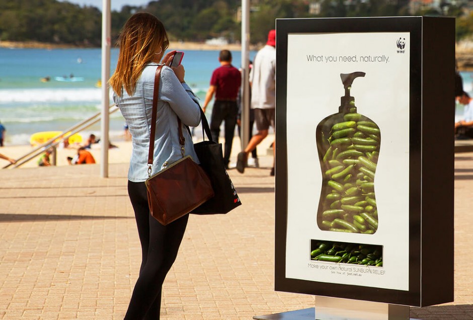 WWF - Outdoor #JustNatural - Ajans: Leo Burnett Avustralya